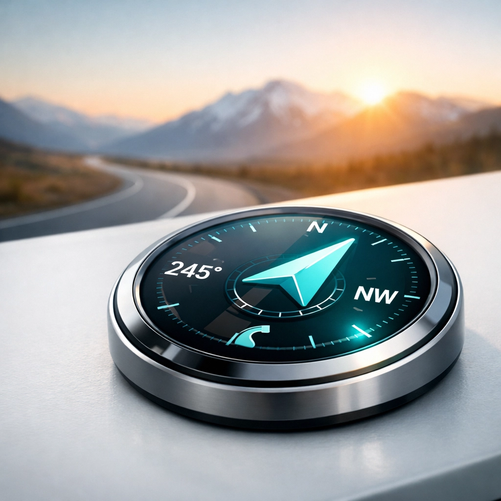A compass and open road representing a clear path for FERS retirement planning and strategic TSP L Fund allocation.