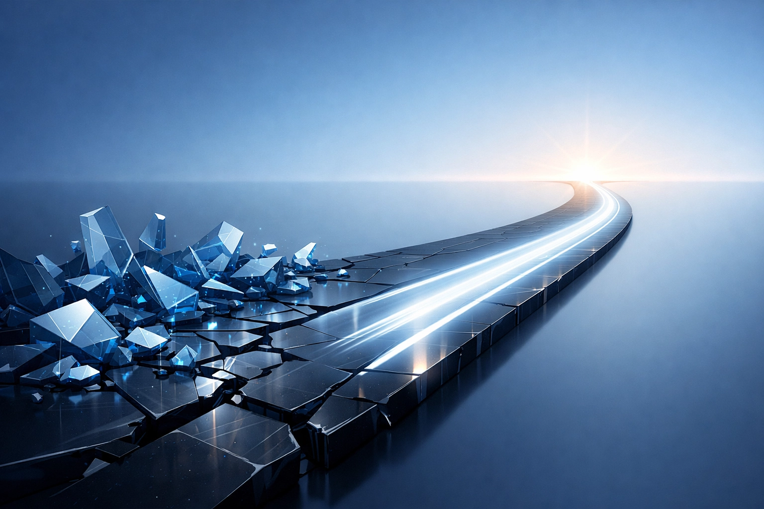 Visualizing a business roadmap moving from manual data silos to automated e-commerce growth.