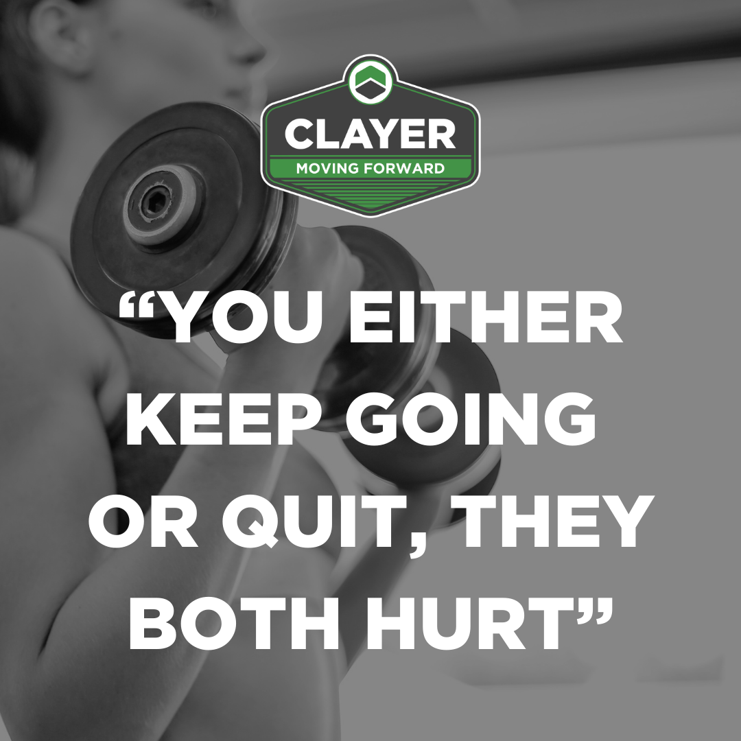 Focused Athlete With Motivational Quote