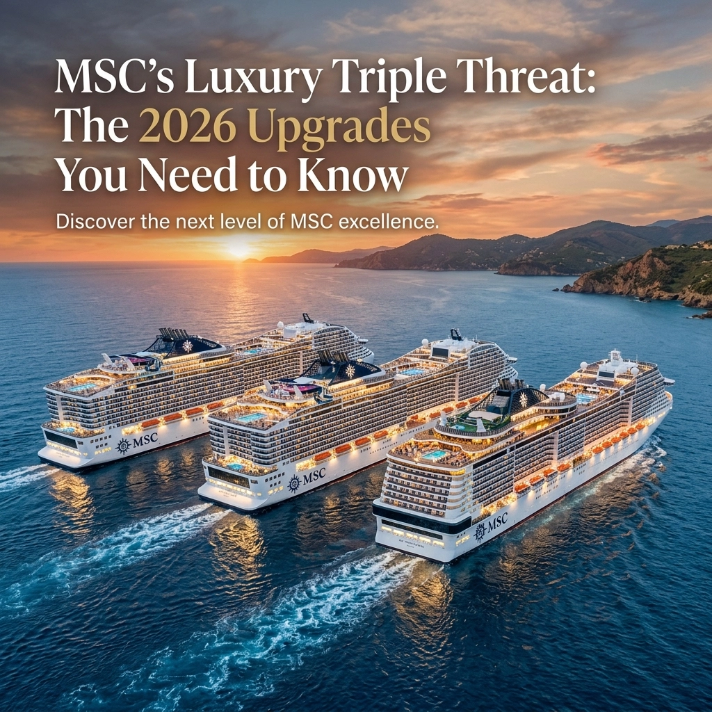 [HERO] MSC’s Luxury Triple Threat: The 2026 Upgrades You Need to Know