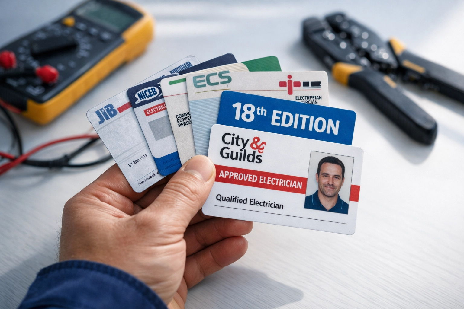 Electrician qualifications including City and Guilds and 18th Edition certificates required in Dorset