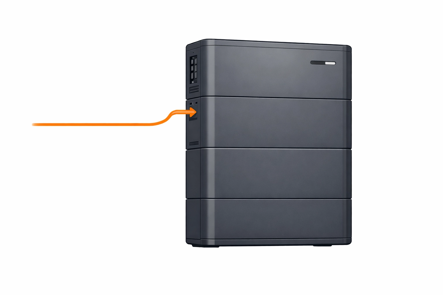 Moderner Batteriespeicher zur Erhöhung der Autarkie mit einer PV-Anlage in Wien.