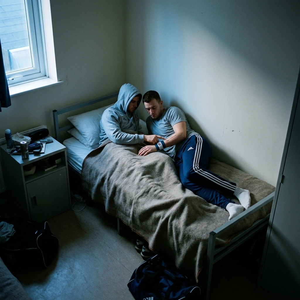 Gay athletes in secret embrace inside Olympic Village dorm room