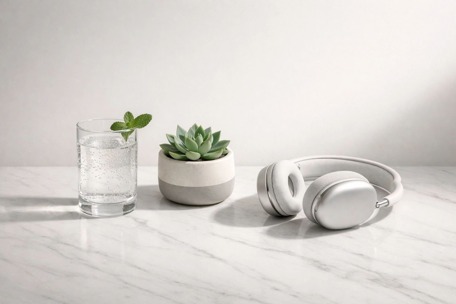 Clean, minimalist hotel room amenities illustrating a friction-free guest experience.