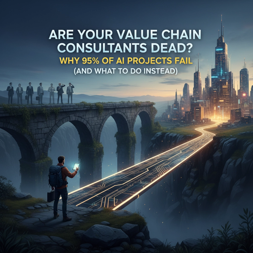 Are Your Value Chain Consultants Dead? Why 95% of AI Projects Fail (And What to Do Instead)