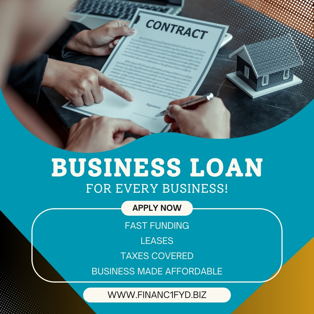 Hands signing a business loan contract