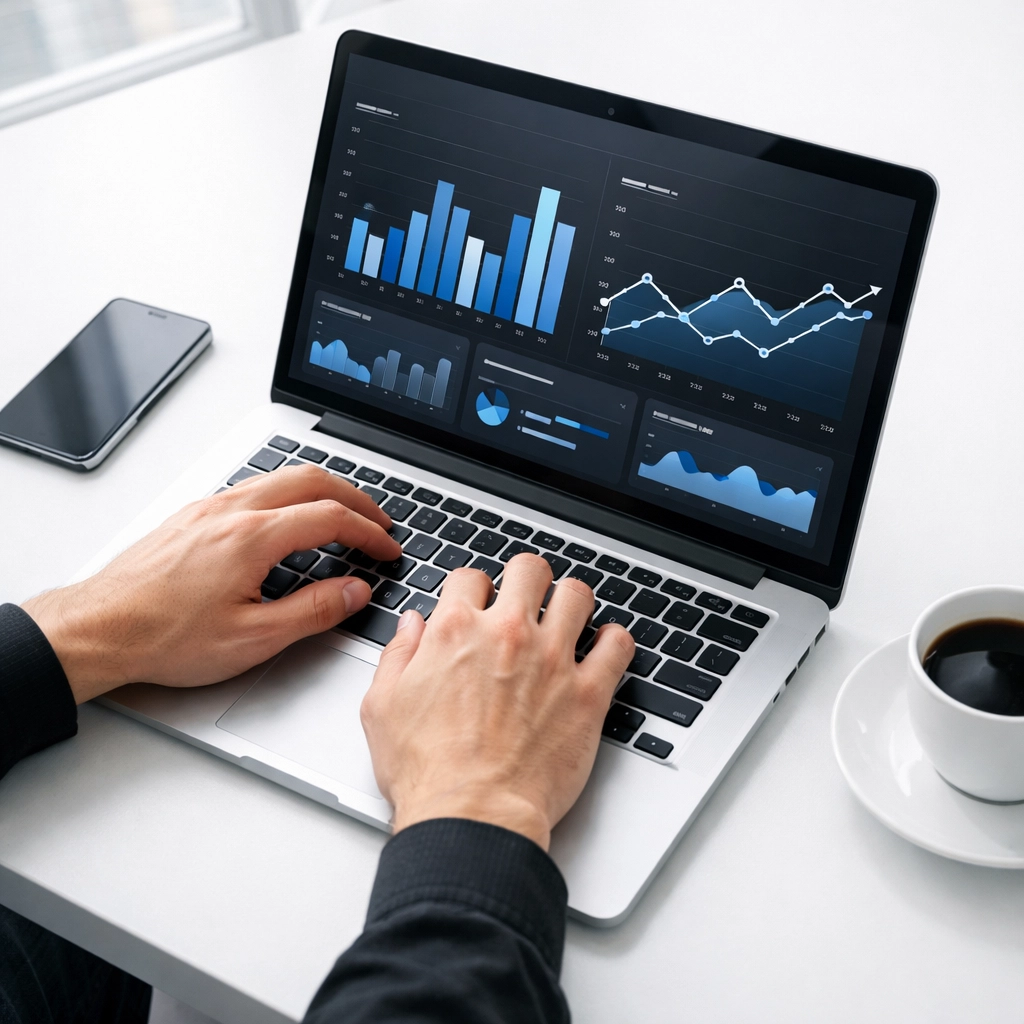 Property manager tracking make-ready metrics and turnover performance data