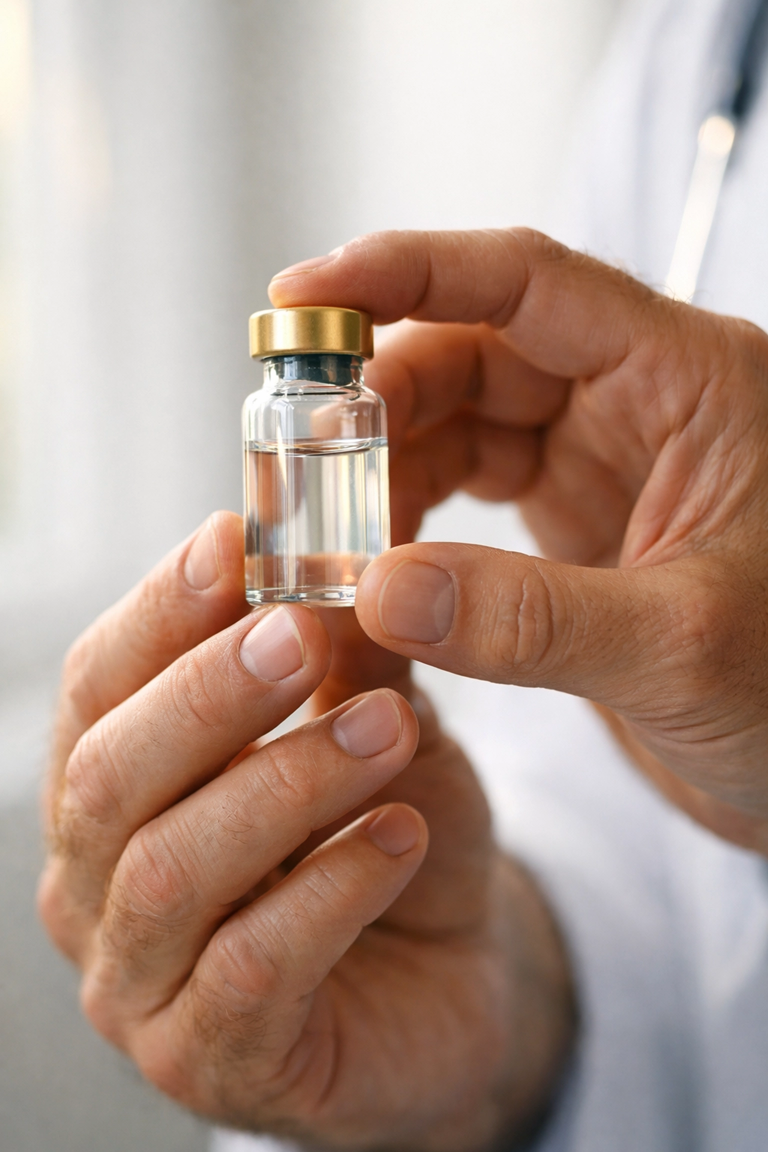 Testosterone therapy vial for hormone optimization and men's sexual health in Las Vegas