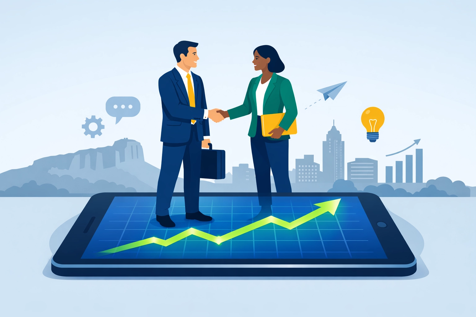 Concierge tax pro in New Haven helping a small business owner with tax preparation and financial growth.