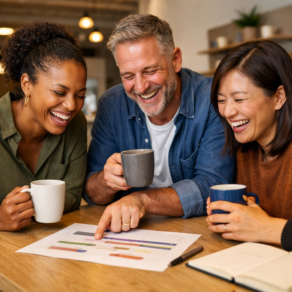 Diverse IT team collaborating on streamlined ServiceNow workflows to improve operational excellence.