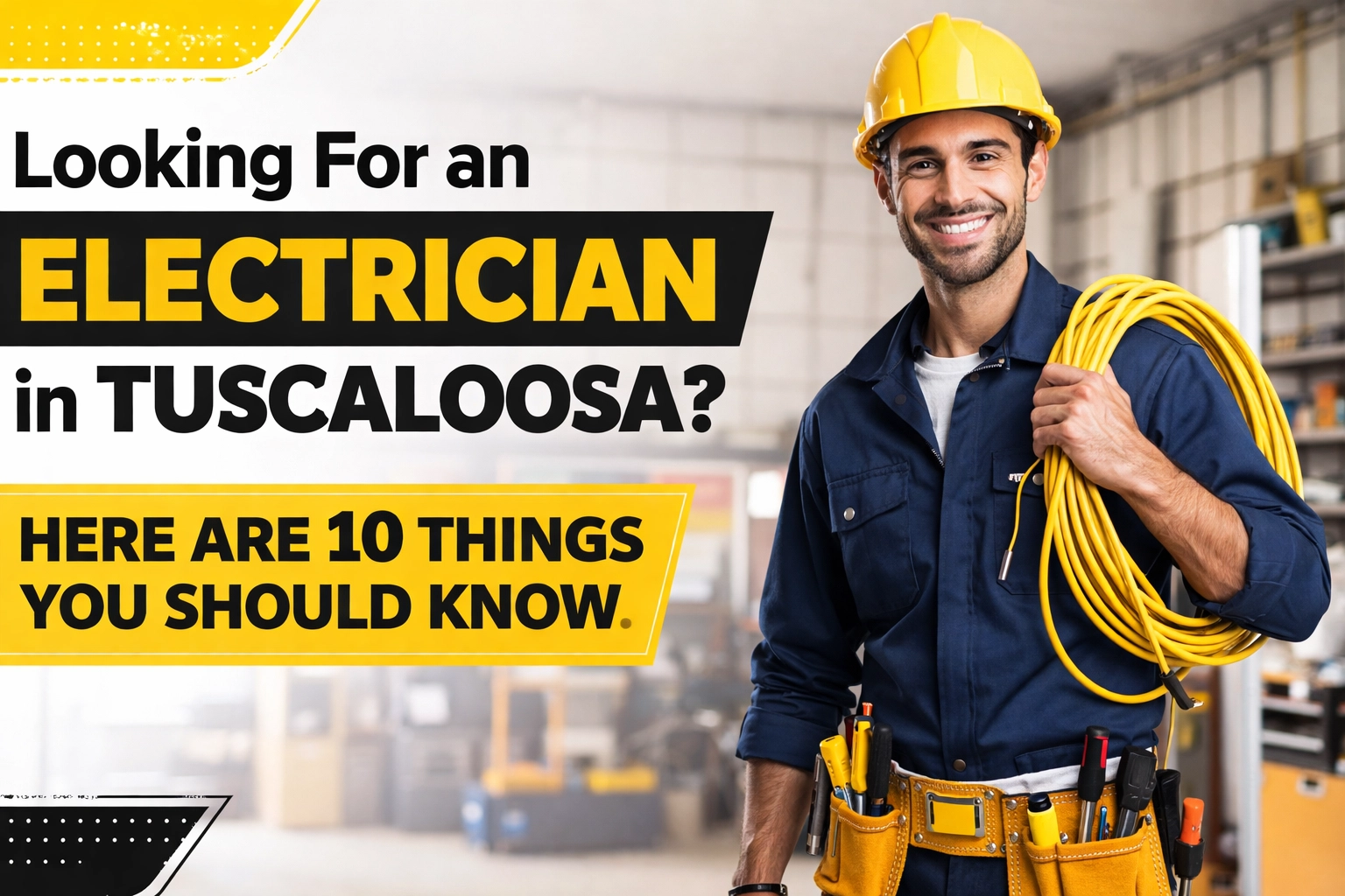 [HERO] Looking For an Electrician in Tuscaloosa? Here Are 10 Things You Should Know
