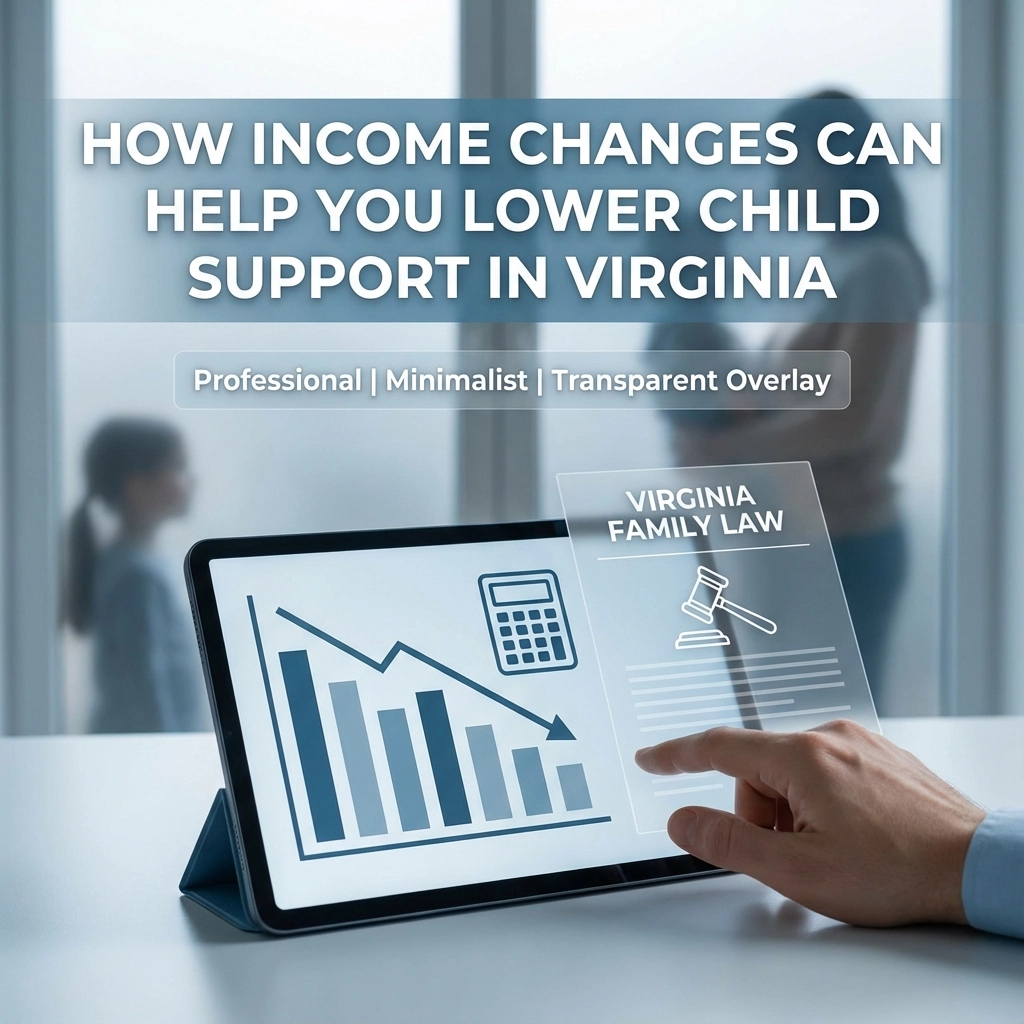 How Income Changes Can Help You Lower Child Support in Virginia