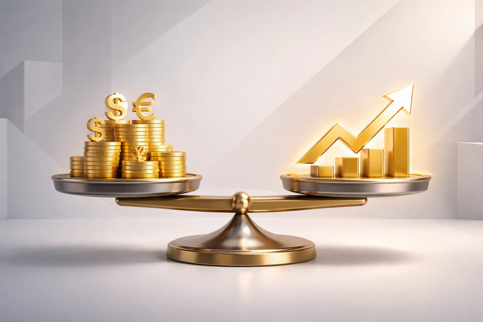 Scale balancing investment costs against Amazon account management ROI and business growth benefits