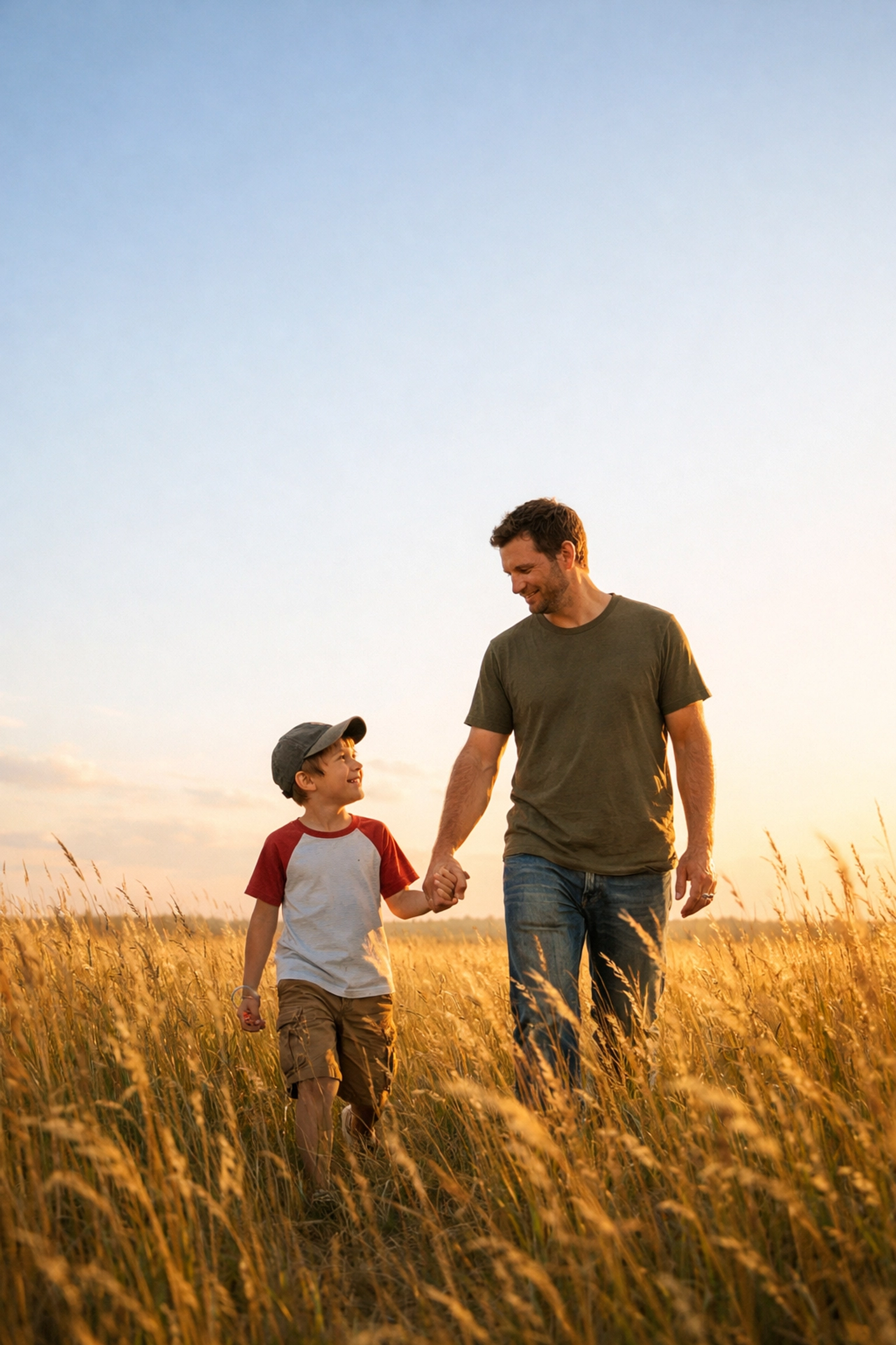 Strong father-child bond representing the core mission of fathers rights advocacy in the UK.