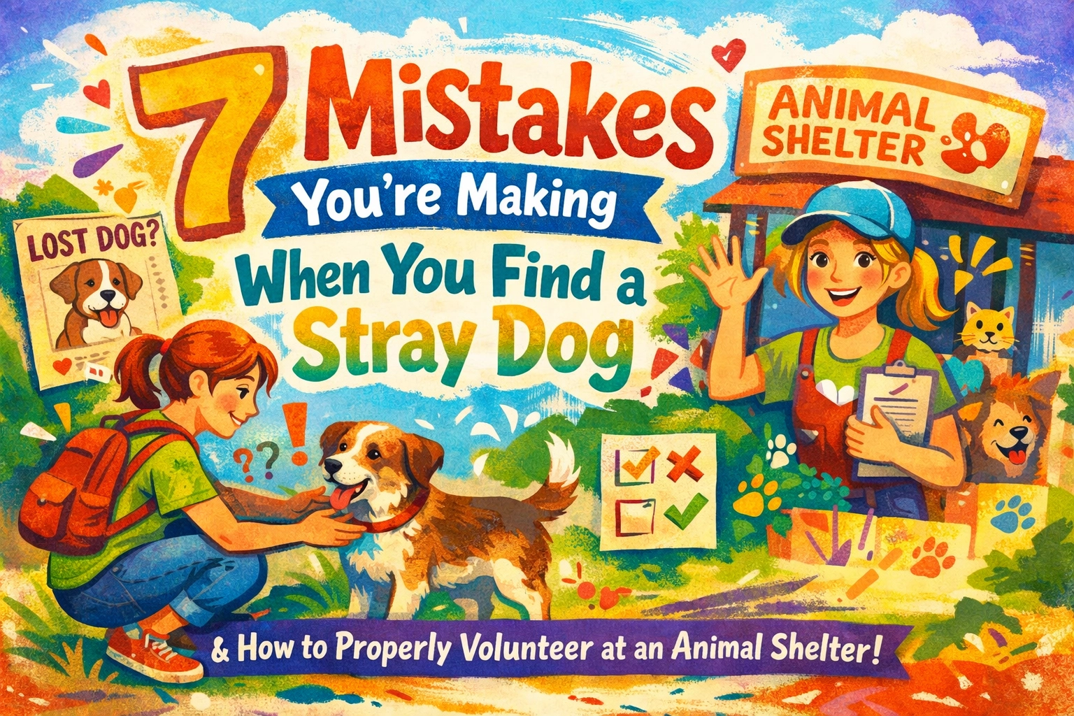 [HERO] 7 Mistakes You’re Making When You Find a Stray Dog (And How to Properly Volunteer at an Animal Shelter)
