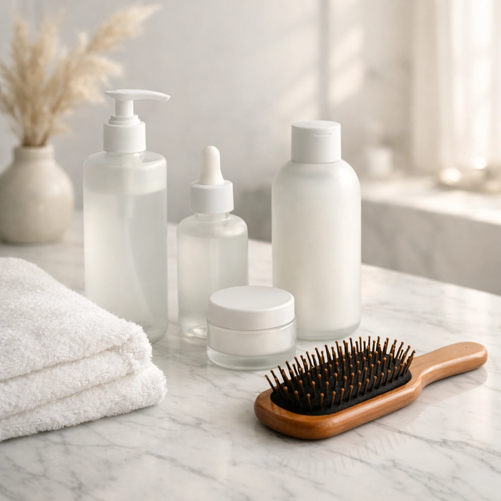 Professional hair care products and tools for maintaining salon color at home in Concord NH.