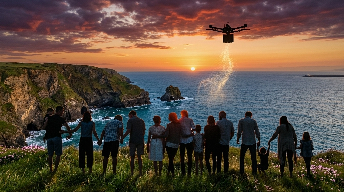 Families watching the ceremony