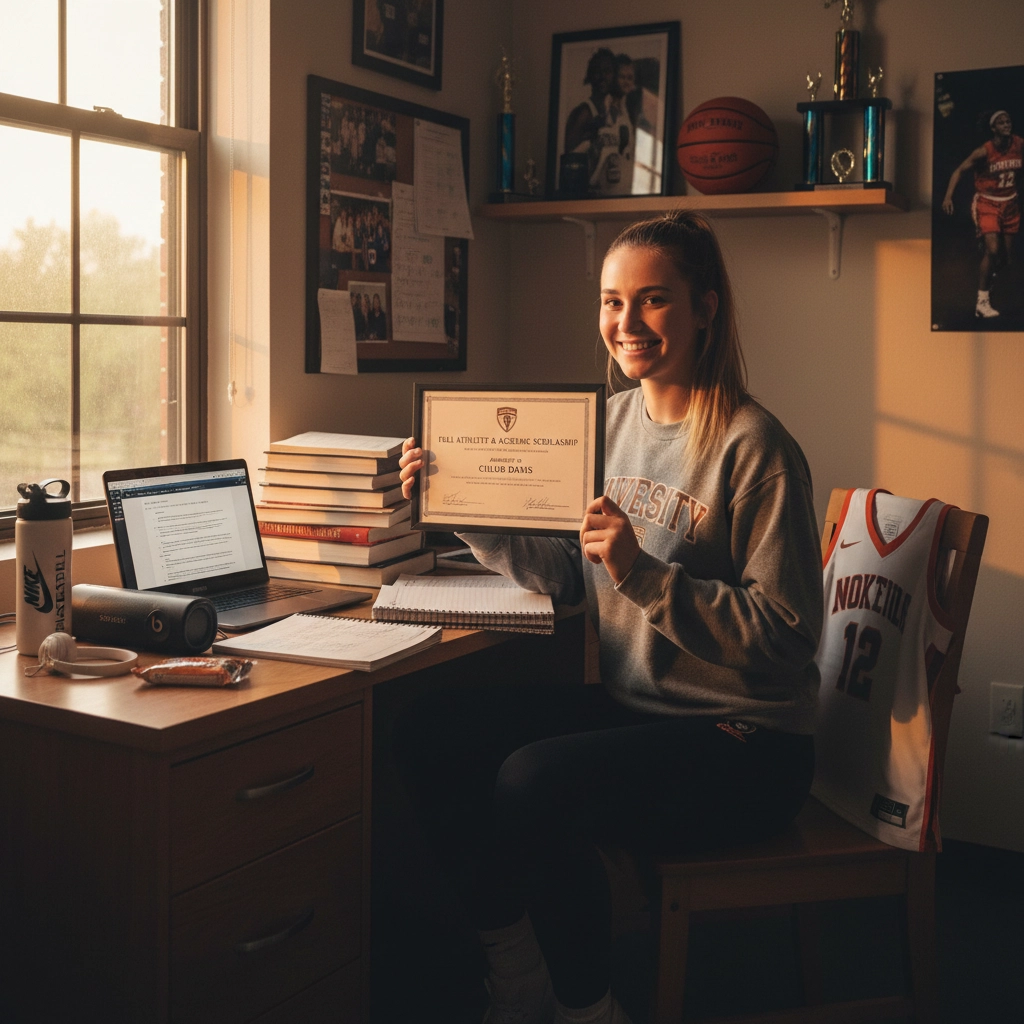 Gen Z sports fans on mobile devices illustration