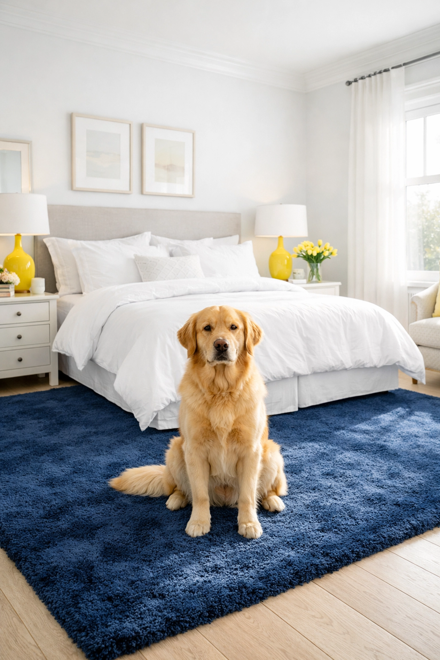 Clean bedroom in Leominster MA using eco-friendly house cleaning services safe for families and pets.