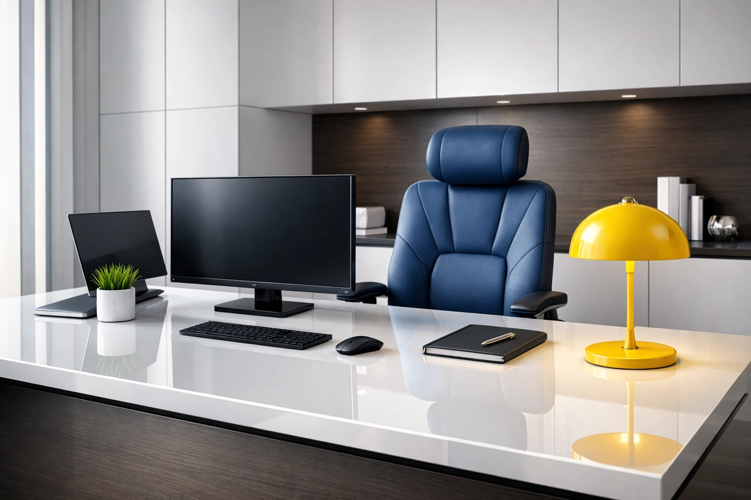 A spotless modern workspace in Southborough demonstrating professional office cleaning standards.