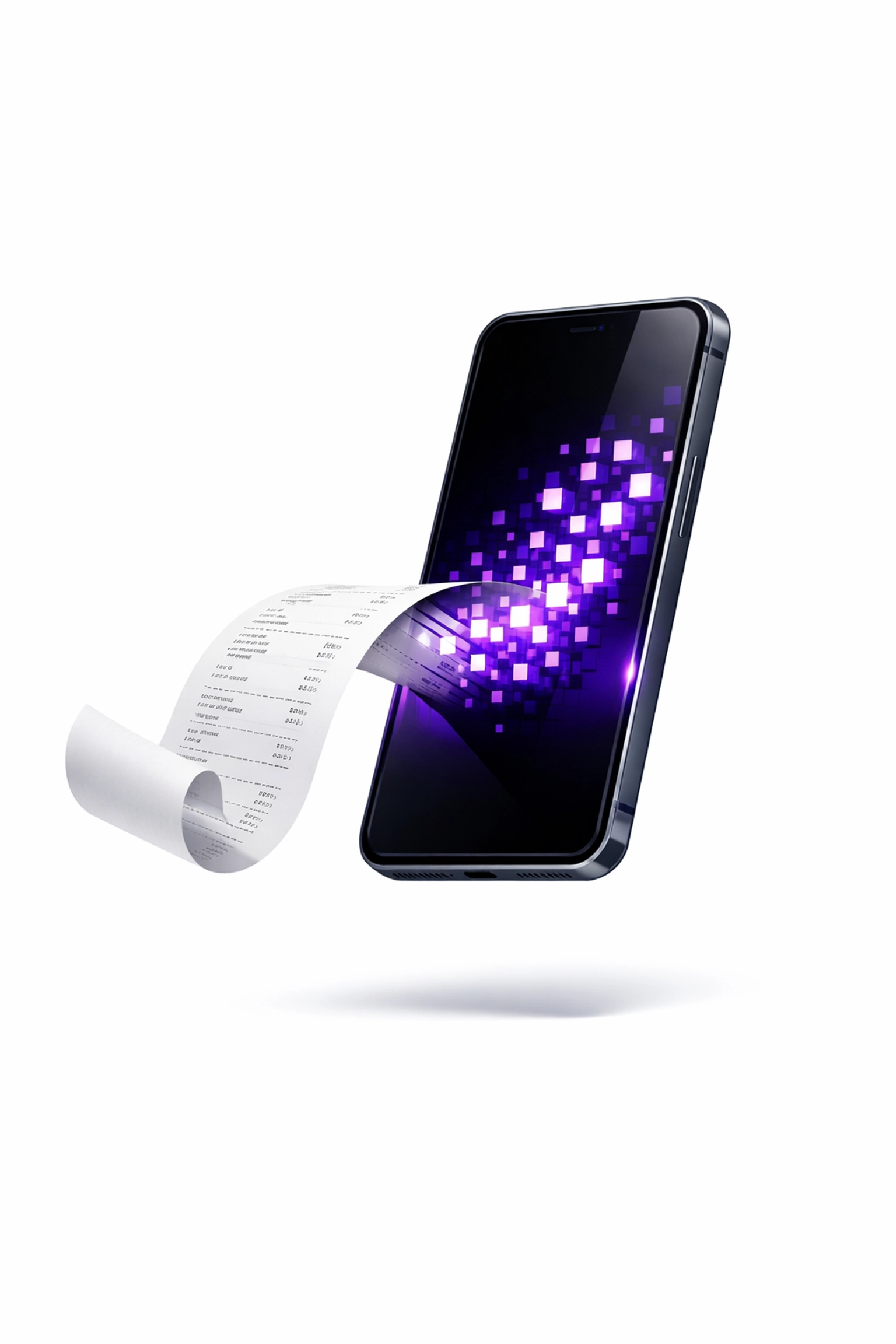 A smartphone app digitizing receipts for efficient construction small business bookkeeping.