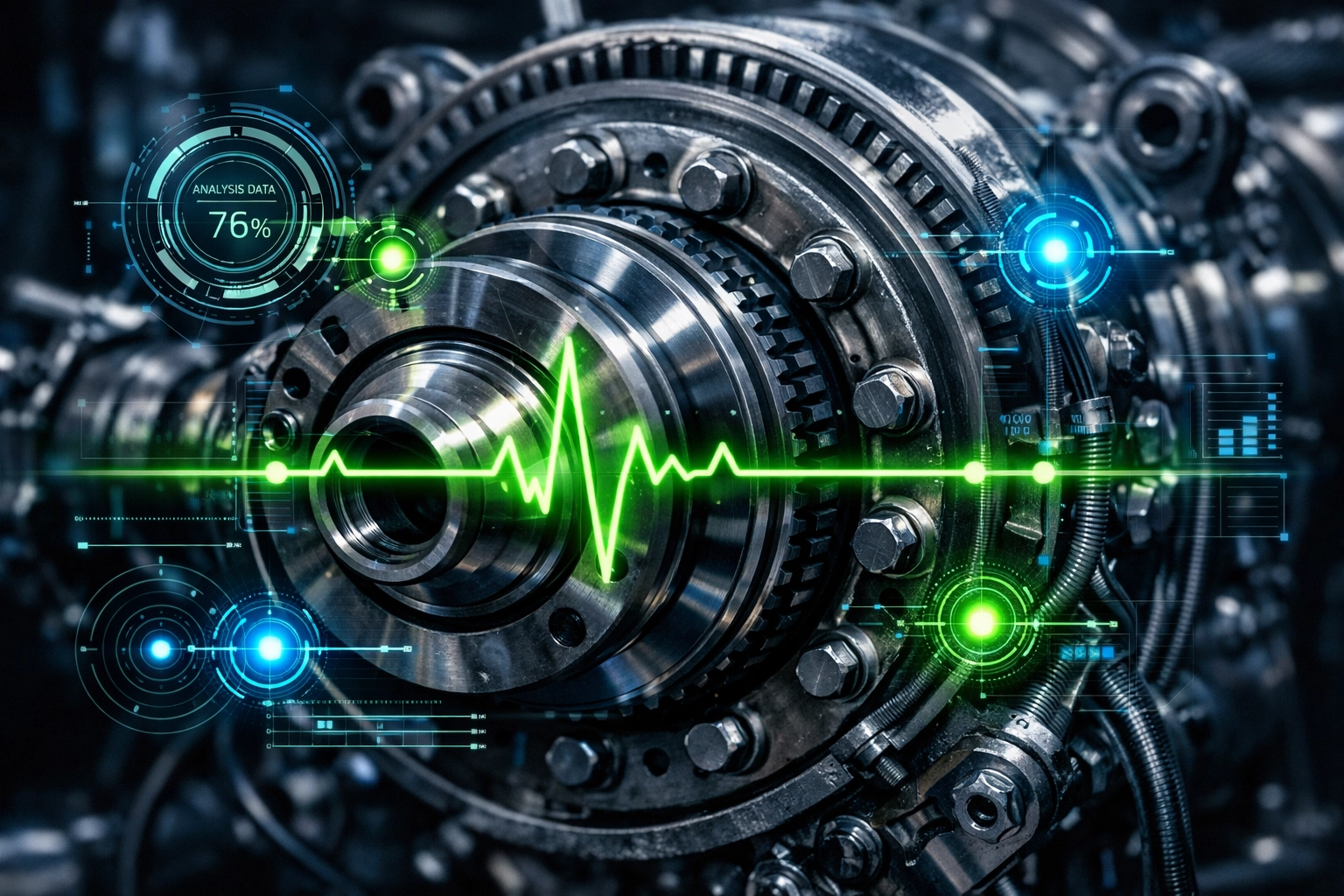 Vorausschauende Instandhaltung an Industrieanlagen durch intelligente KI-Diagnose.