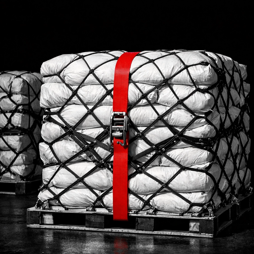 Pallets of humanitarian food aid prepared for shipping from Canada to Cuba through international programs.