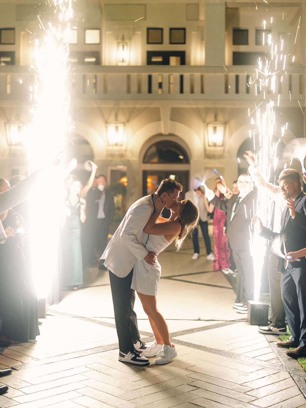 Cold Sparks Wedding Exit