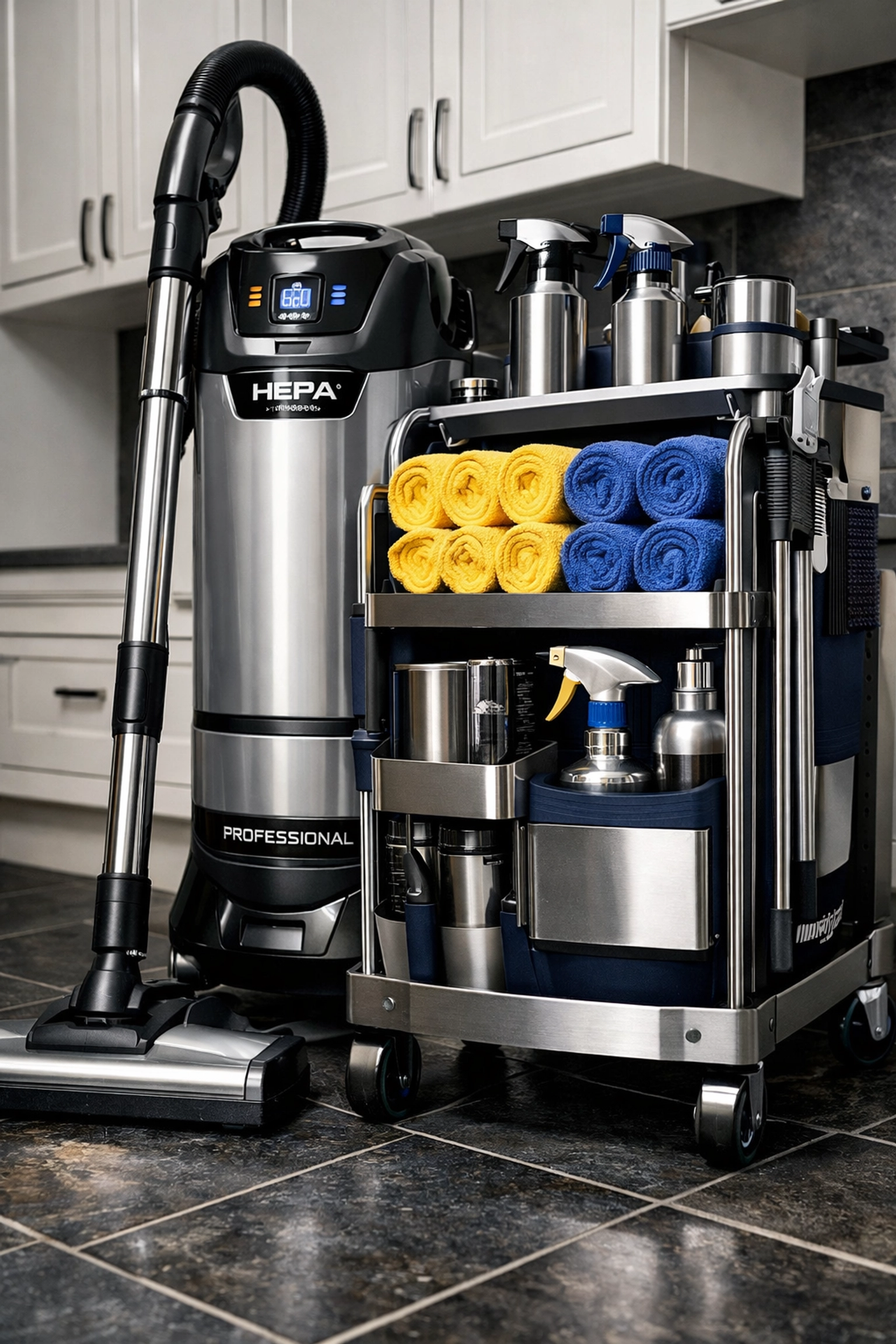 Professional cleaners in Franklin use high-end HEPA vacuums and microfiber tools for efficiency.