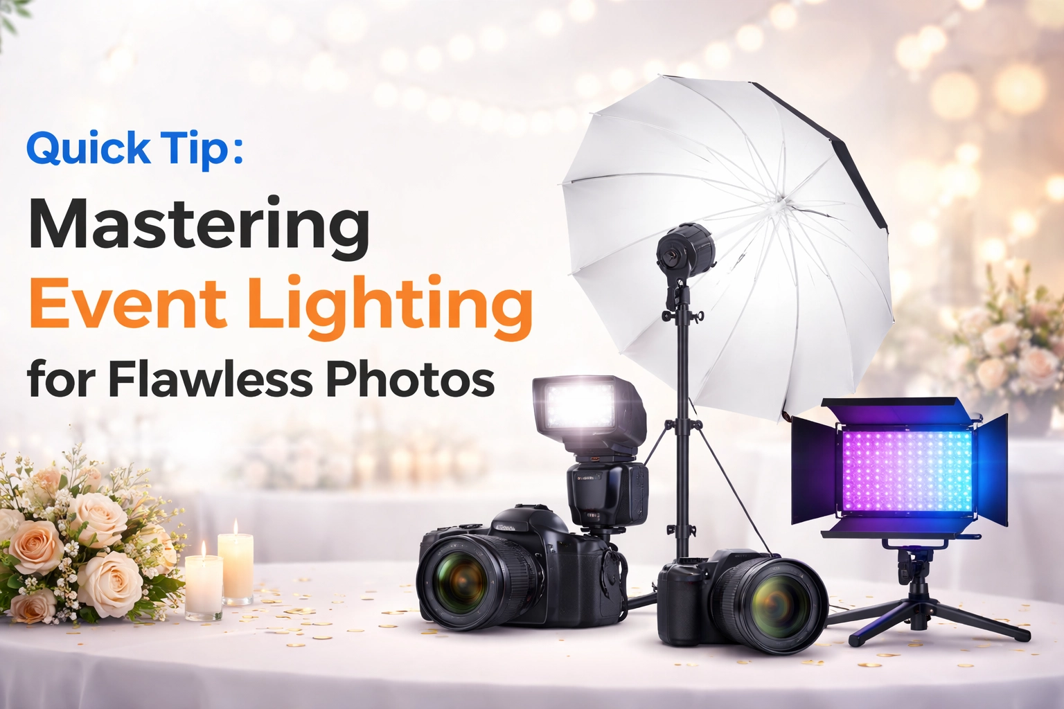 [HERO] Quick Tip: Mastering Event Lighting for Flawless Photos