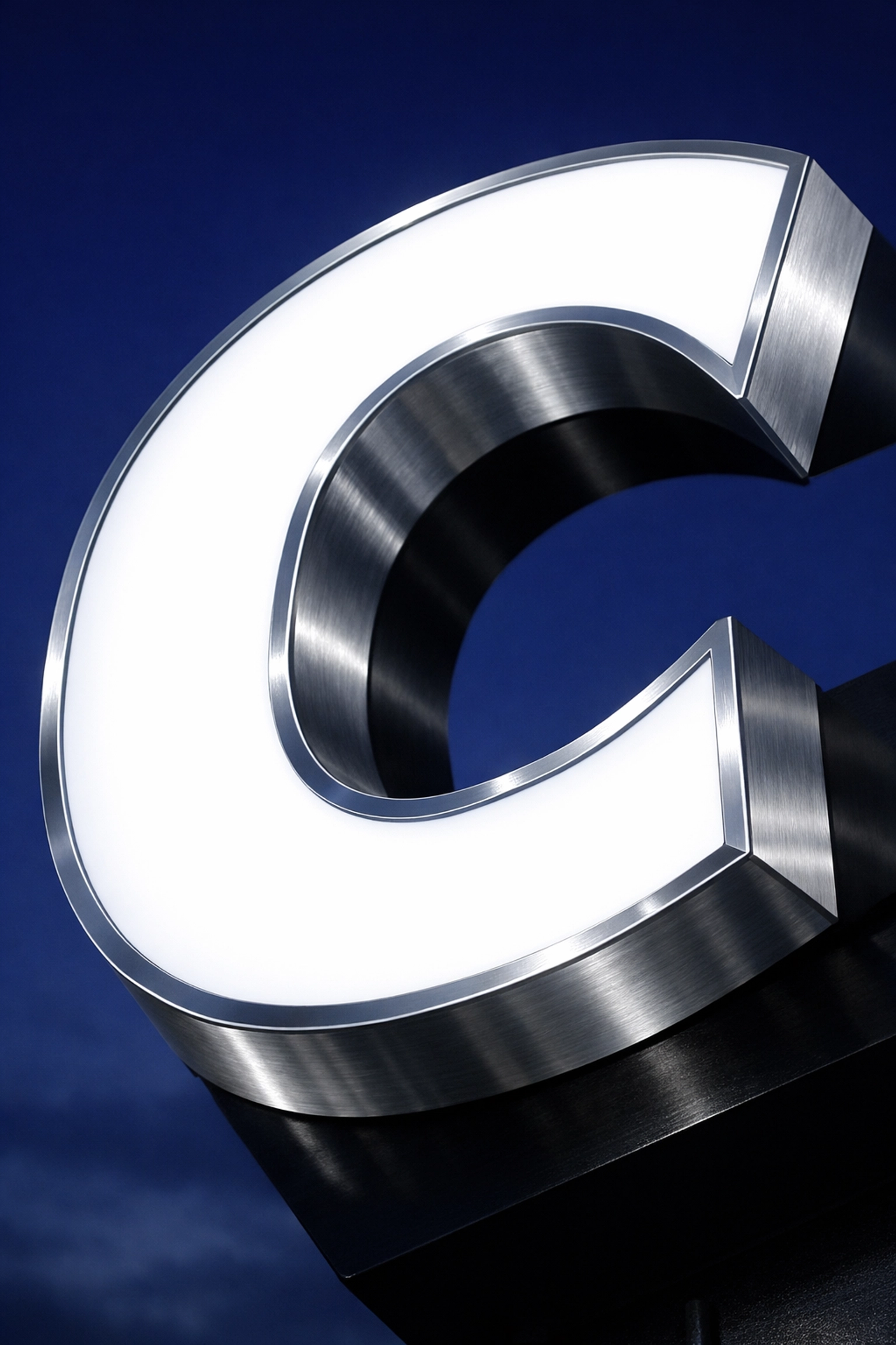 High-quality custom LED channel letter sign providing bright white illumination for Dallas business branding.