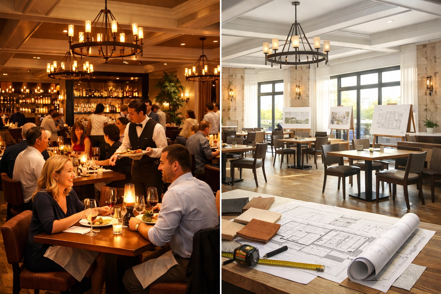 Successful restaurant dining room showing growth potential and scaling opportunity