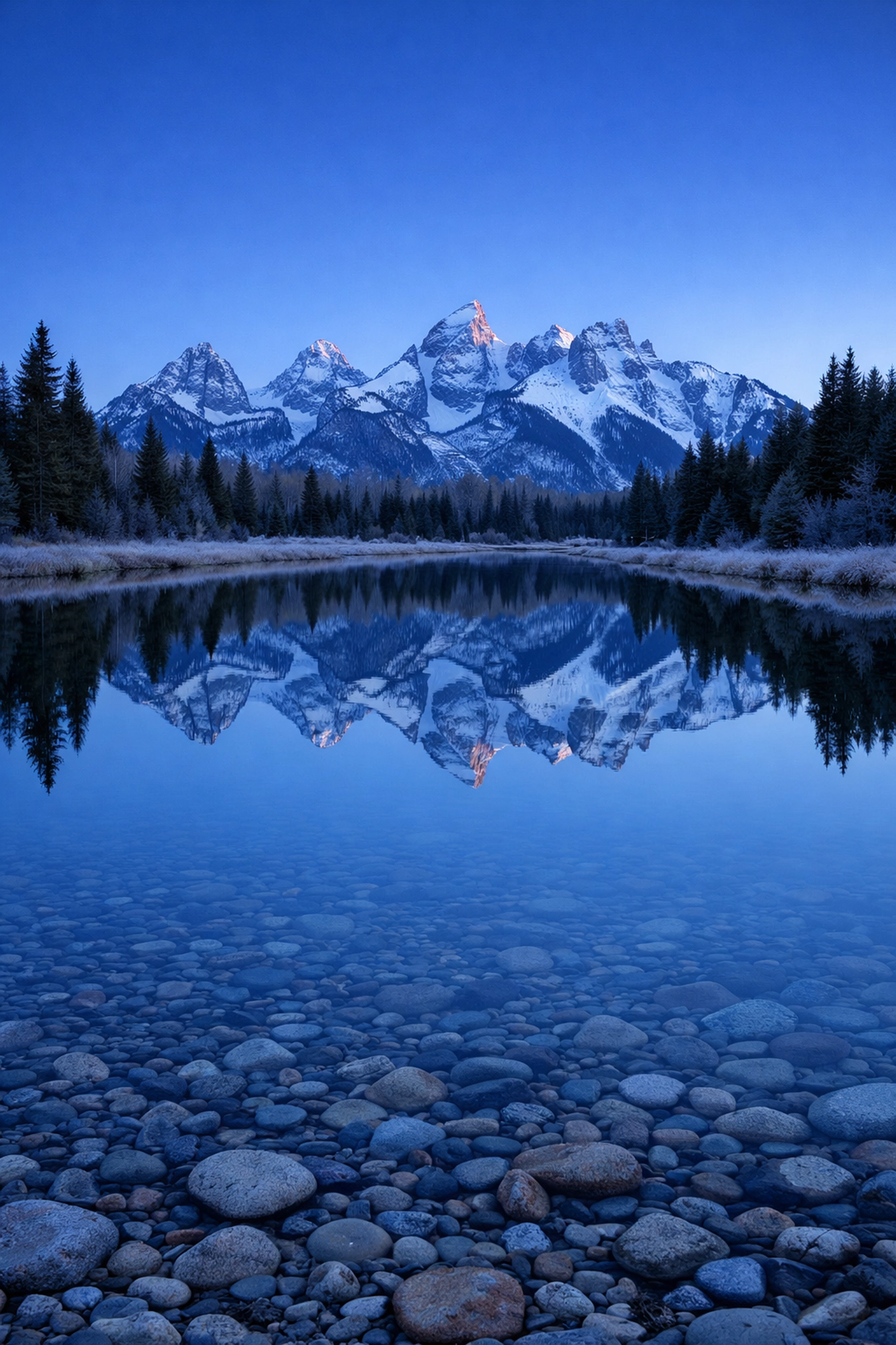 The Ultimate Guide to Photography in All 63 US National Parks: Everything You Need to Succeed 2 Grand Teton mountain reflection at Schwabacher Landing, a top landscape photography spot at sunrise.