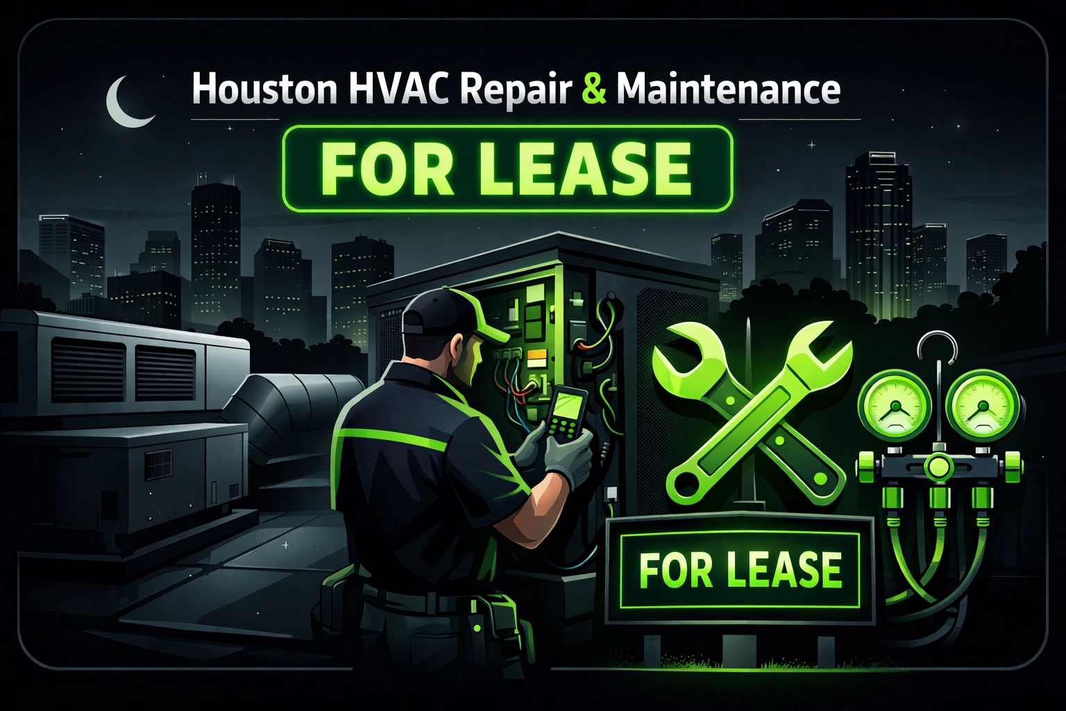 [HERO] Houston HVAC Repair & Maintenance - FOR LEASE