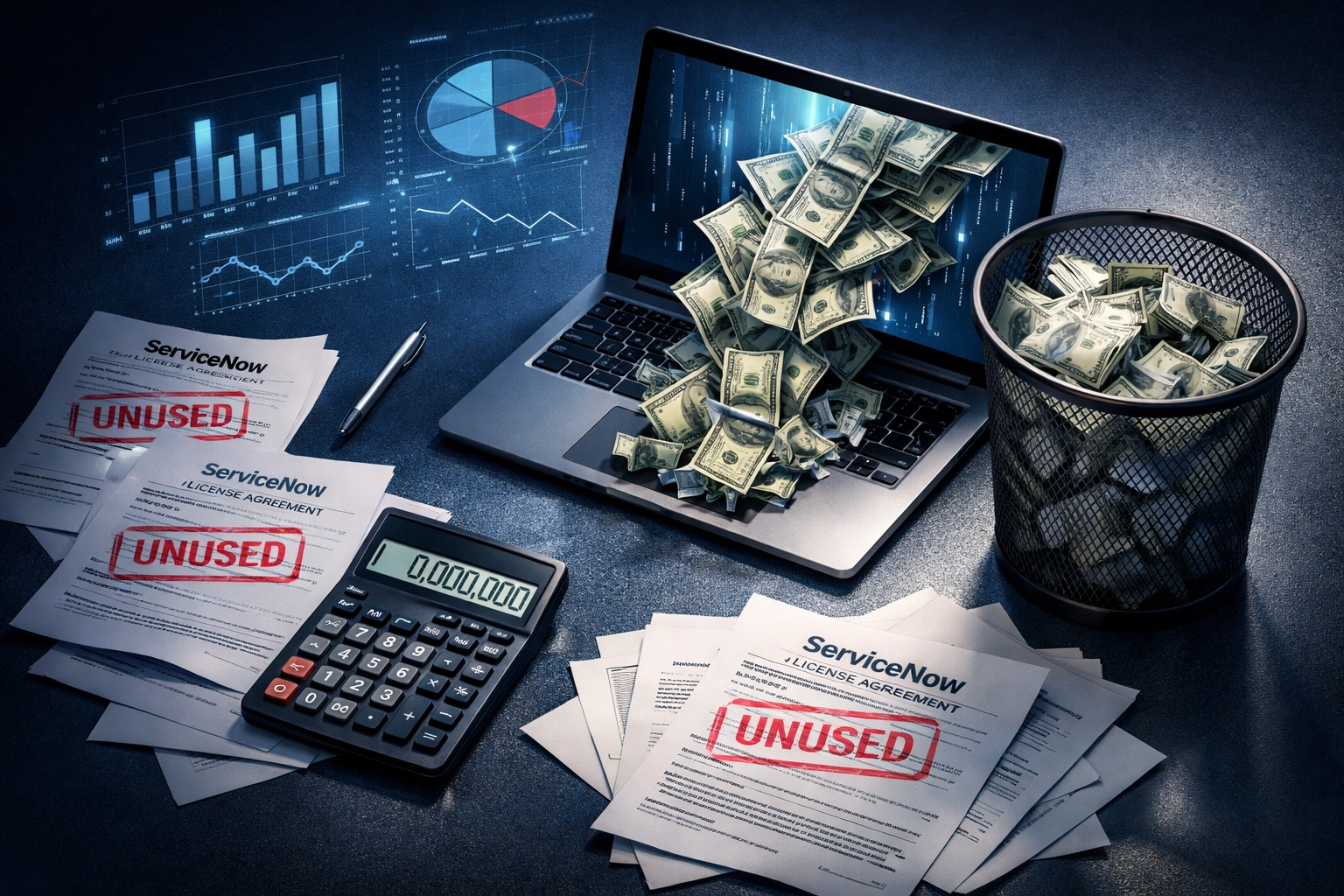 ServiceNow license waste with unused ITAM modules costing organizations money