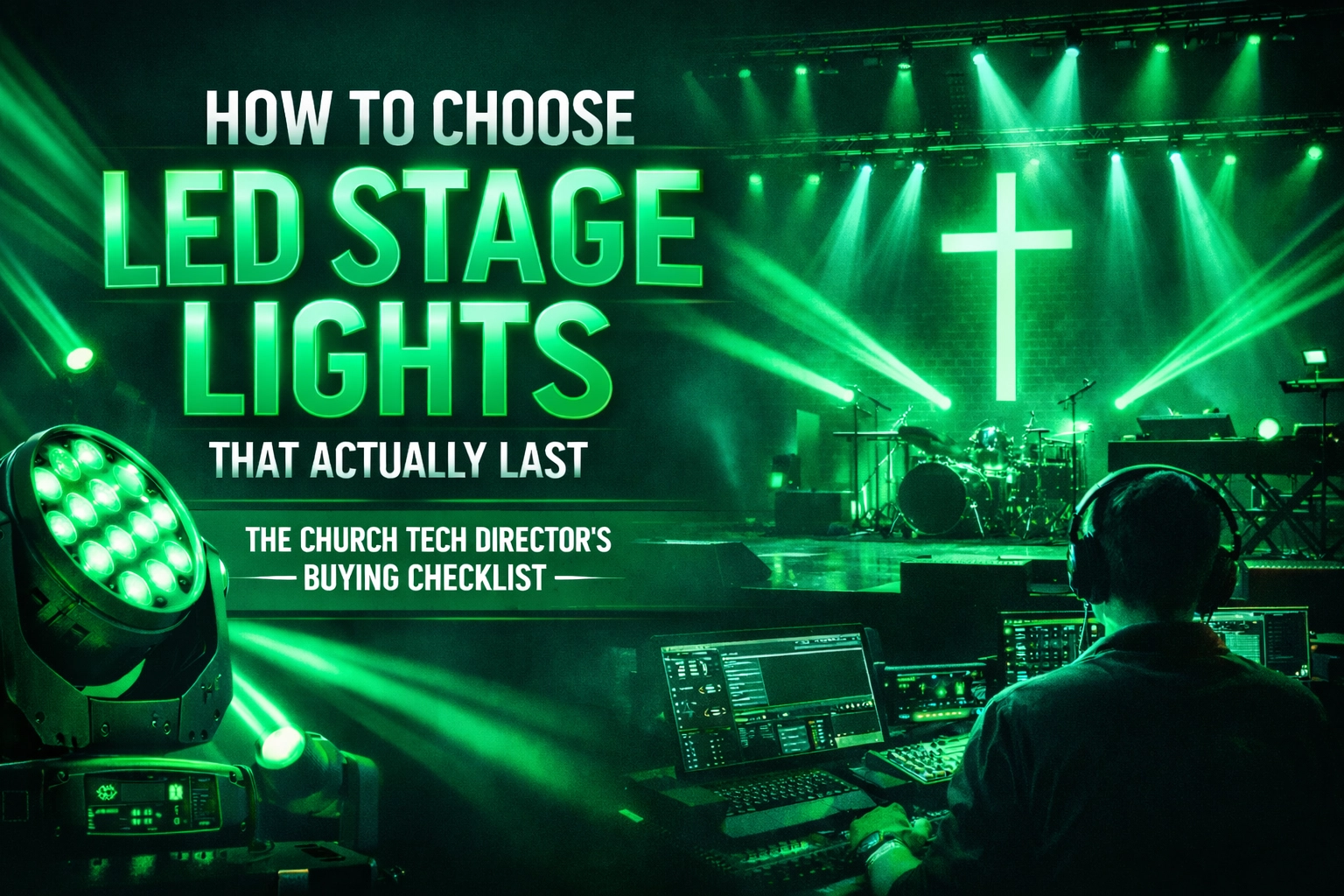 [HERO] How to Choose LED Stage Lights That Actually Last: The Church Tech Director's Buying Checklist