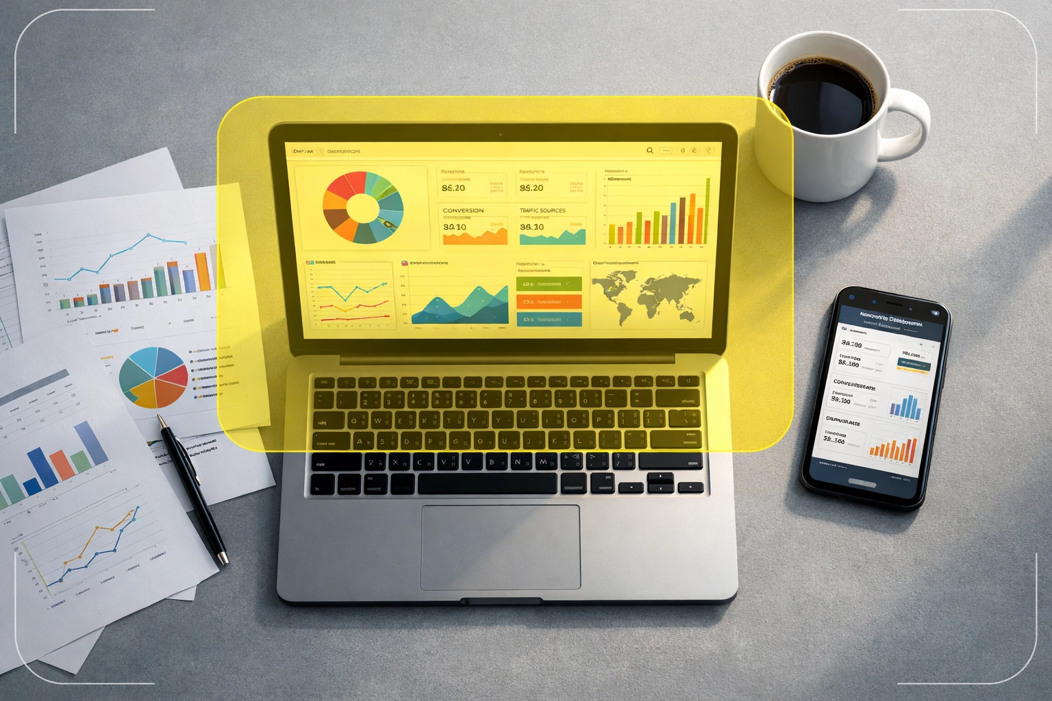 Amazon analytics dashboard showing performance metrics and data insights for account management