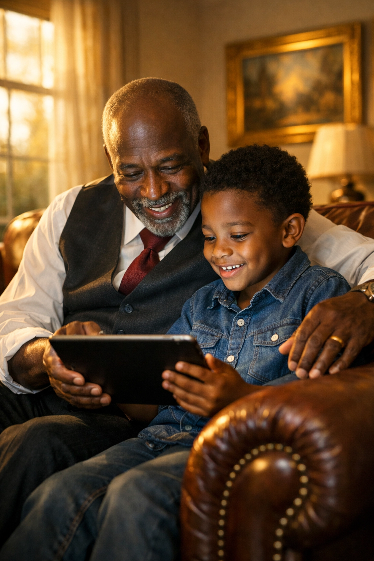 Why Everyone Is Talking About Sonny’s Black People of Interest (And Why You Should Buyblack Too) An older Black man teaching a young boy about their heritage and the power of Black commerce.