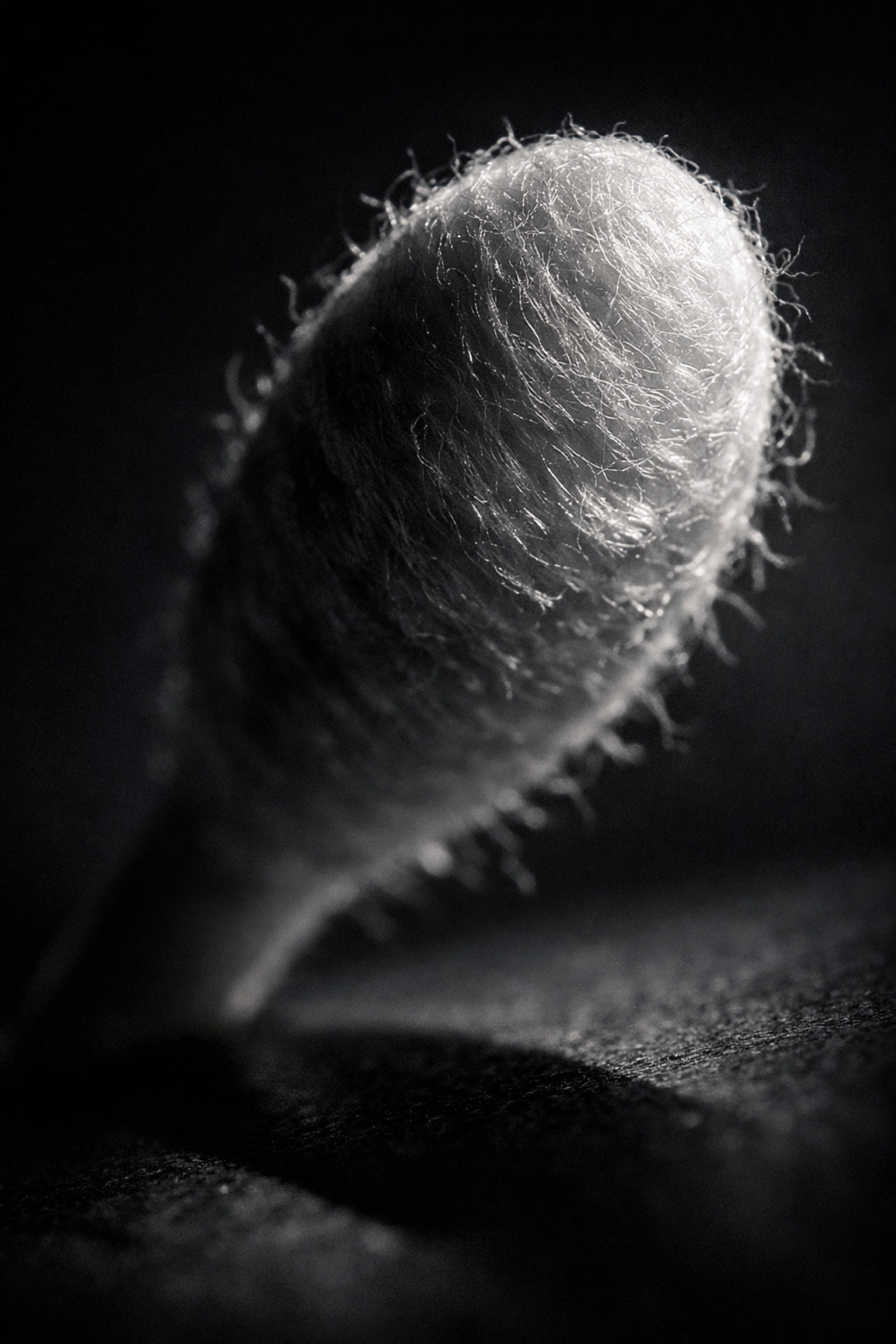 Close-up of a cotton bud, highlighting the risks of DIY ear cleaning and wax impaction.