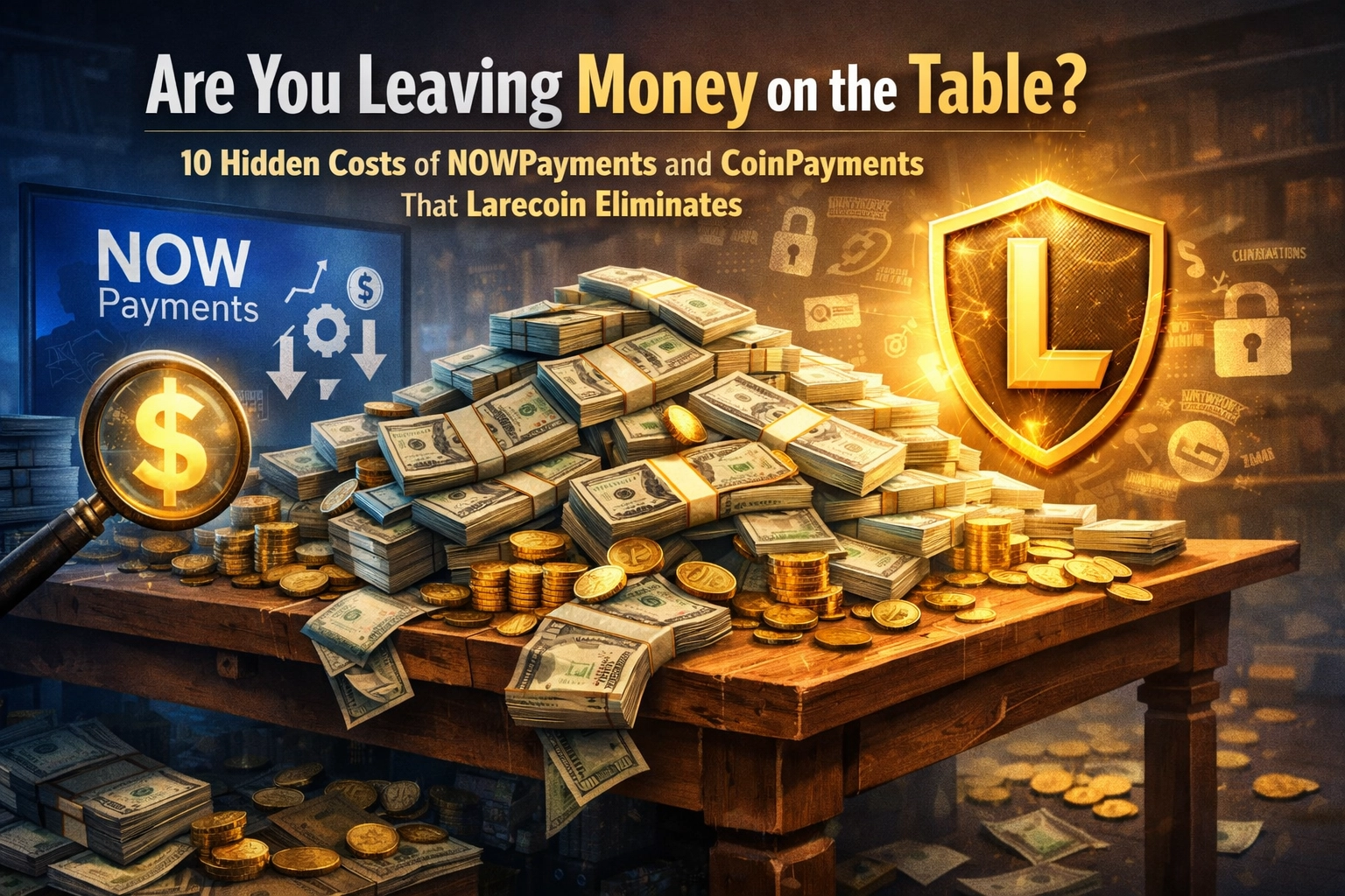 [HERO] Are You Leaving Money on the Table? 10 Hidden Costs of NOWPayments and CoinPayments That Larecoin Eliminates