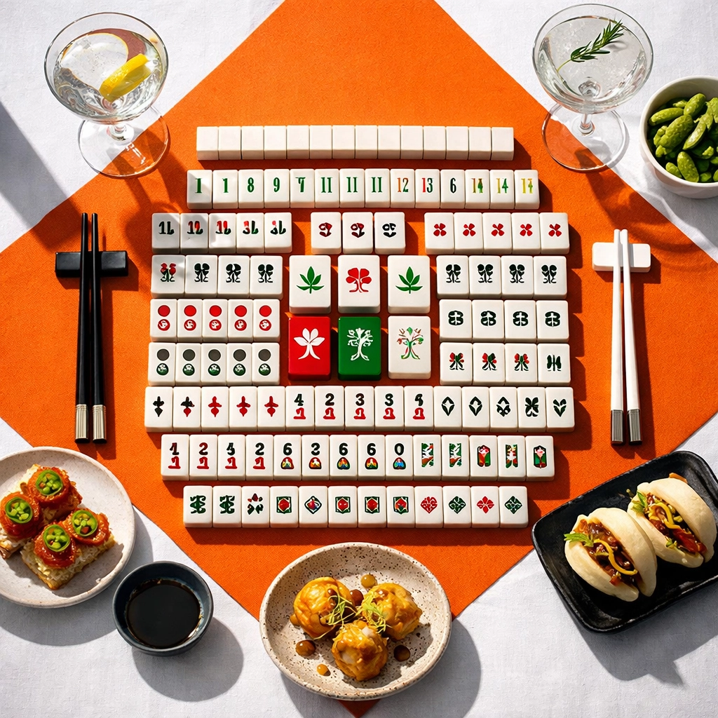 Mahjong tiles and cocktails at San Francisco restaurant game night