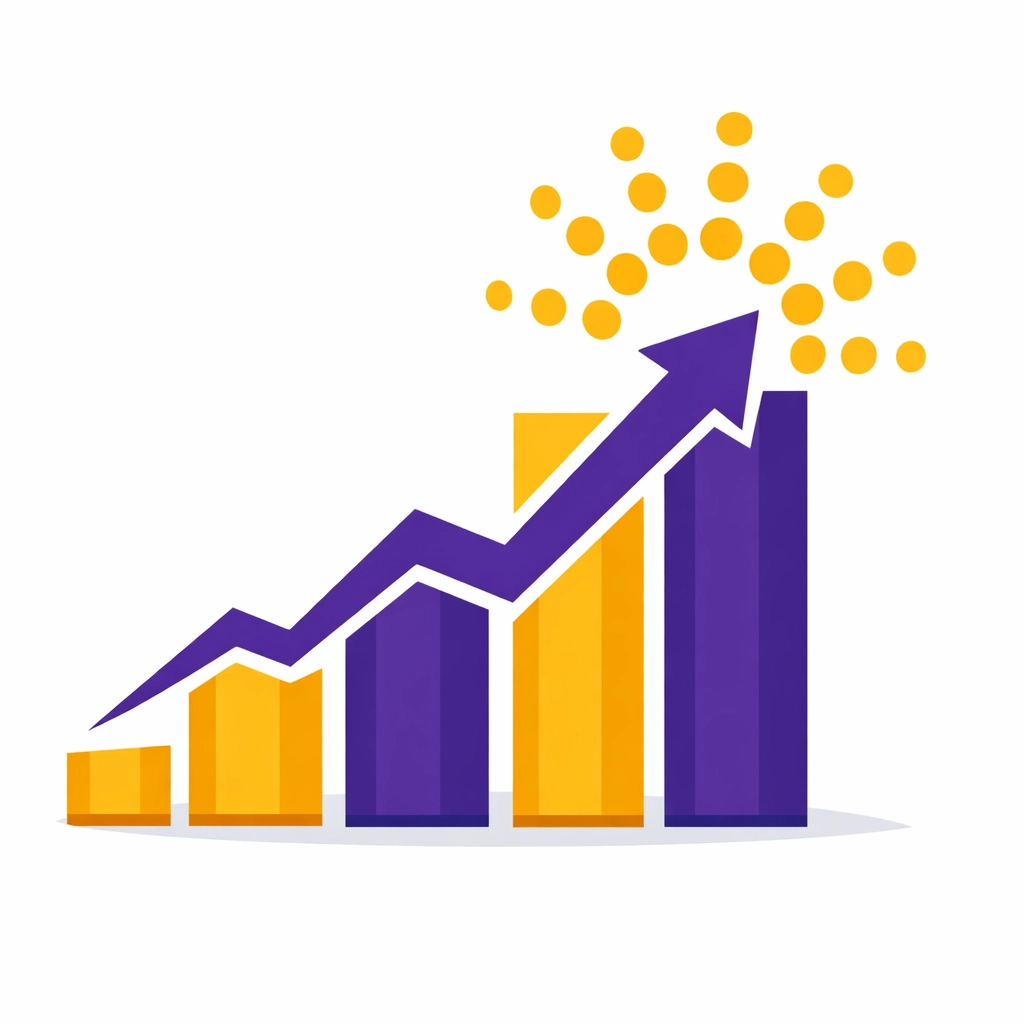 A growth chart illustrating the Agency Dividend cash-back program for scaling programmatic media agencies.