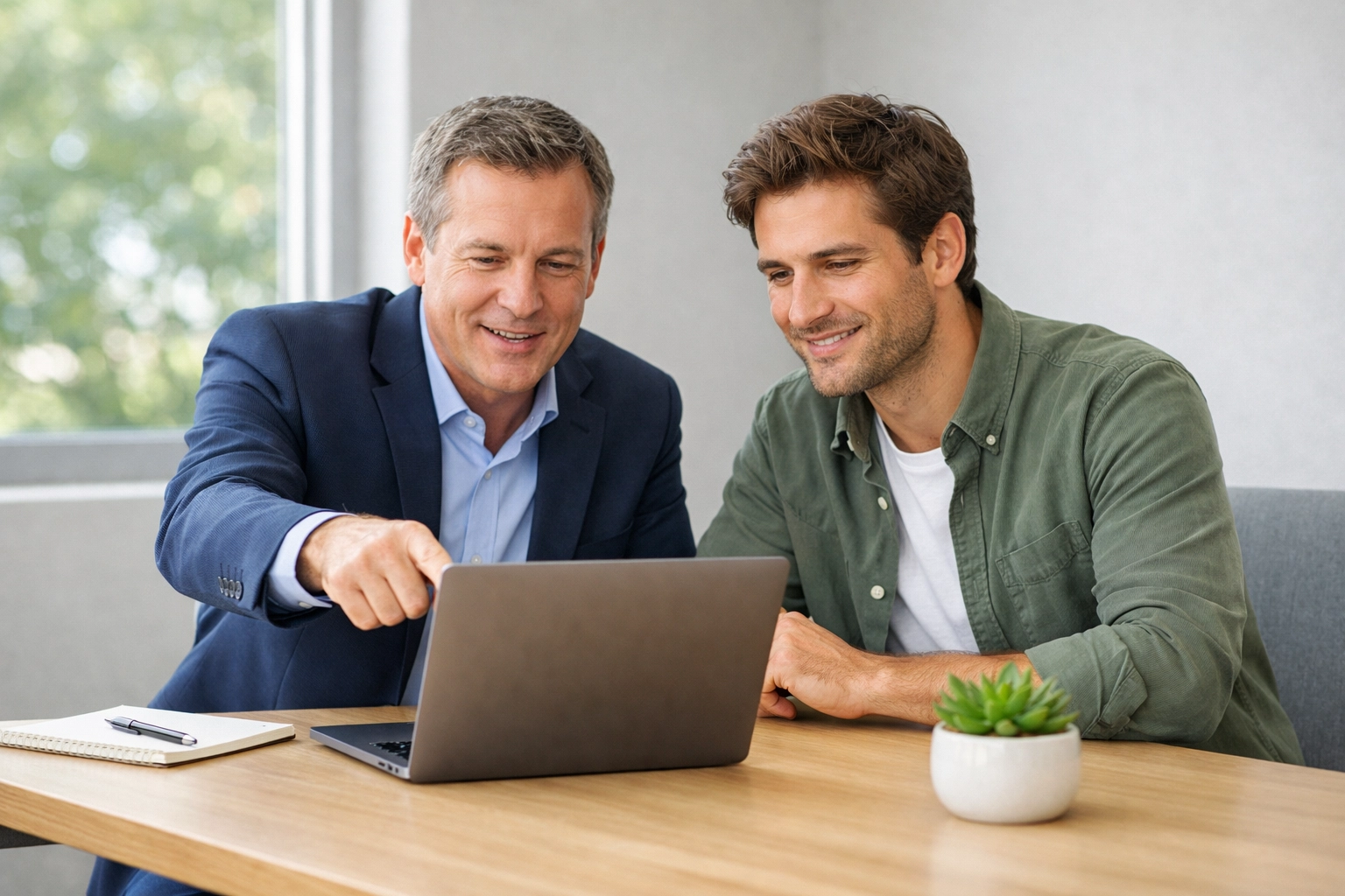 Founder and financial advisor reviewing internal control approval workflows for professional startup accounting.