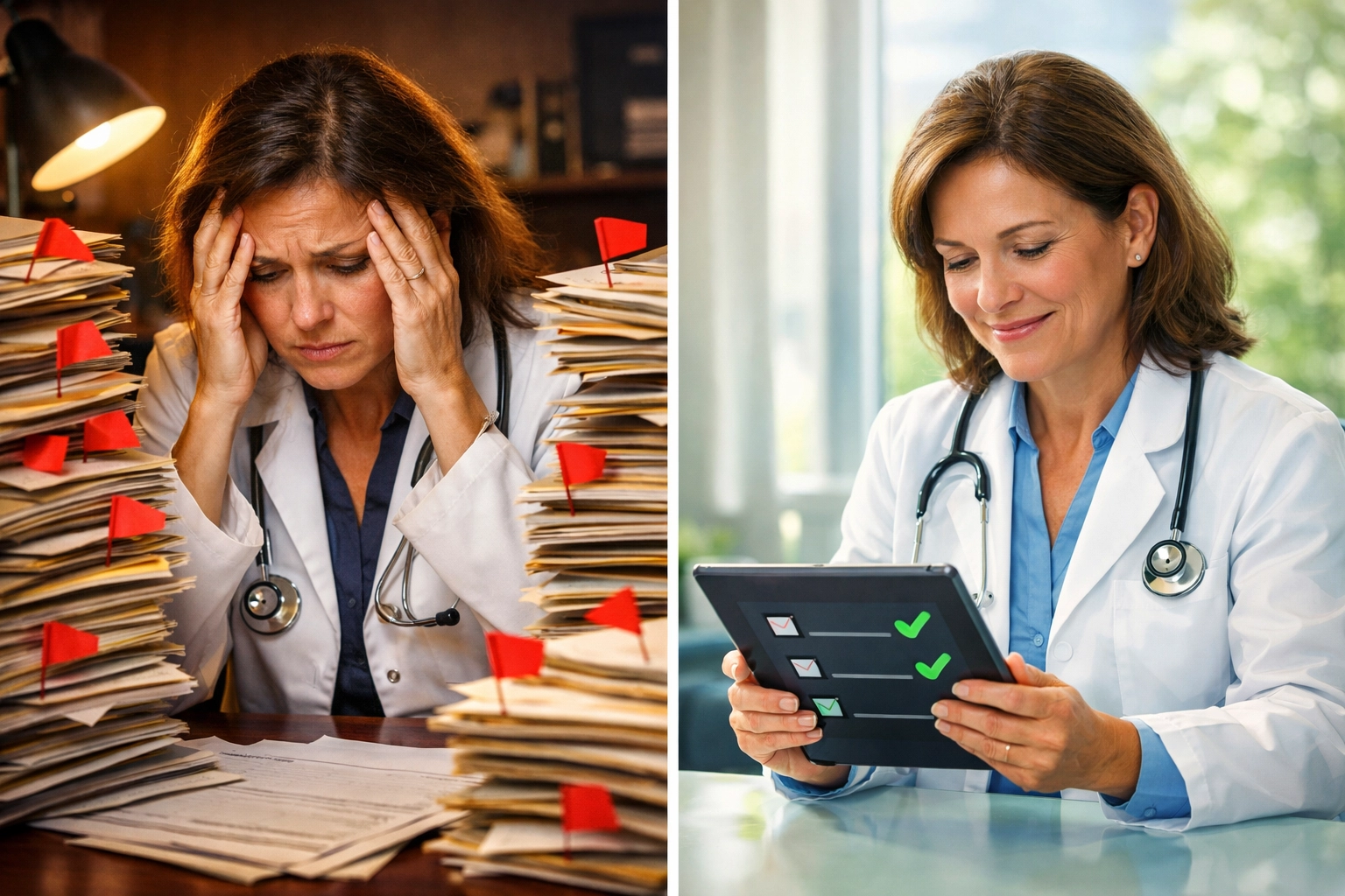 Comparison of manual vs automated Medicare compliance documentation validation systems