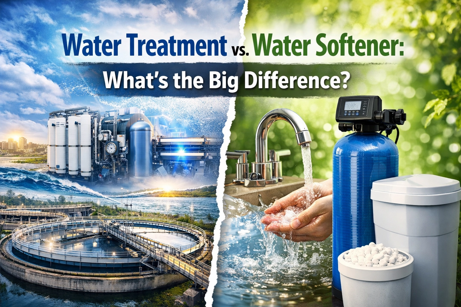 [HERO] Water Treatment vs. Water Softener: What’s the Big Difference?