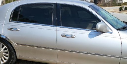 Silver Sedan with Elite Window Tint