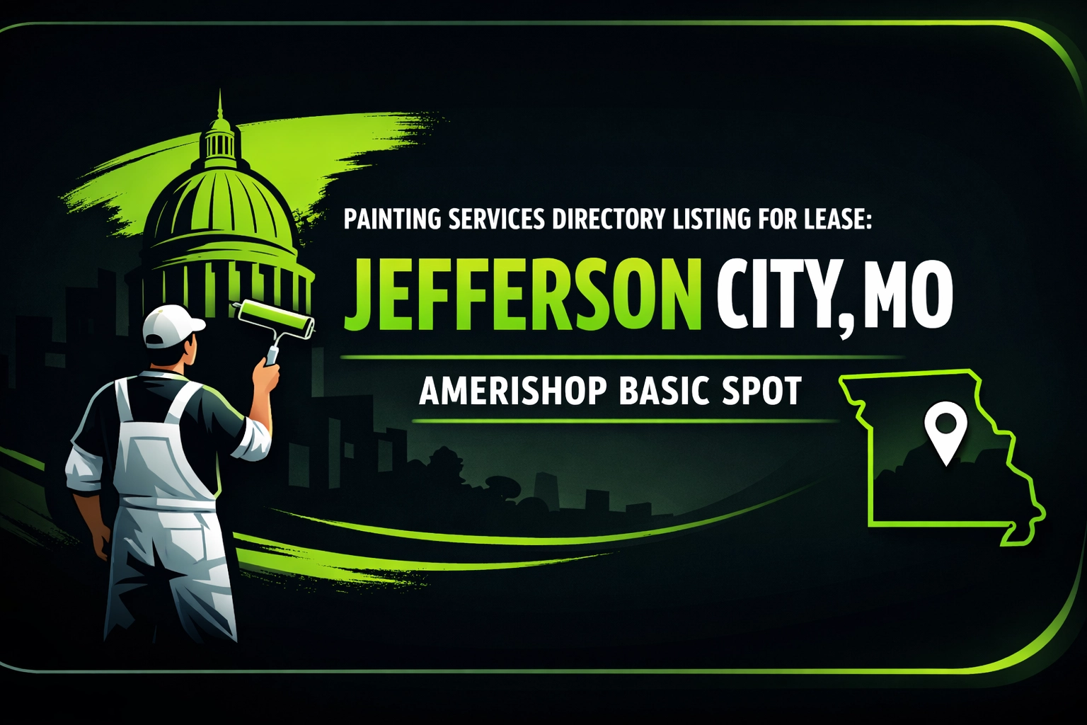 [HERO] Painting Services Directory Listing For Lease: Jefferson City, MO - Amerishop Basic Spot
