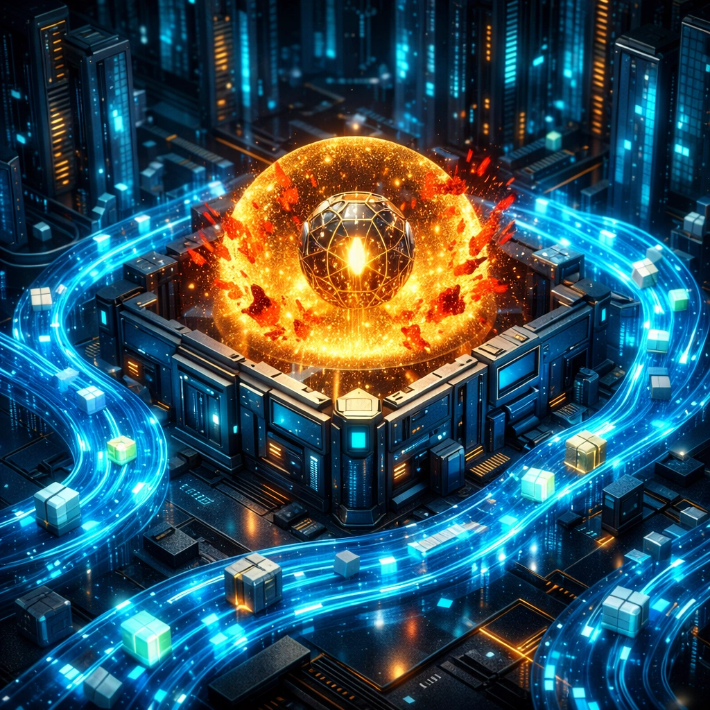 Larecoin AI digital vault securing metaverse transactions and preventing fraud with real-time machine learning protection.