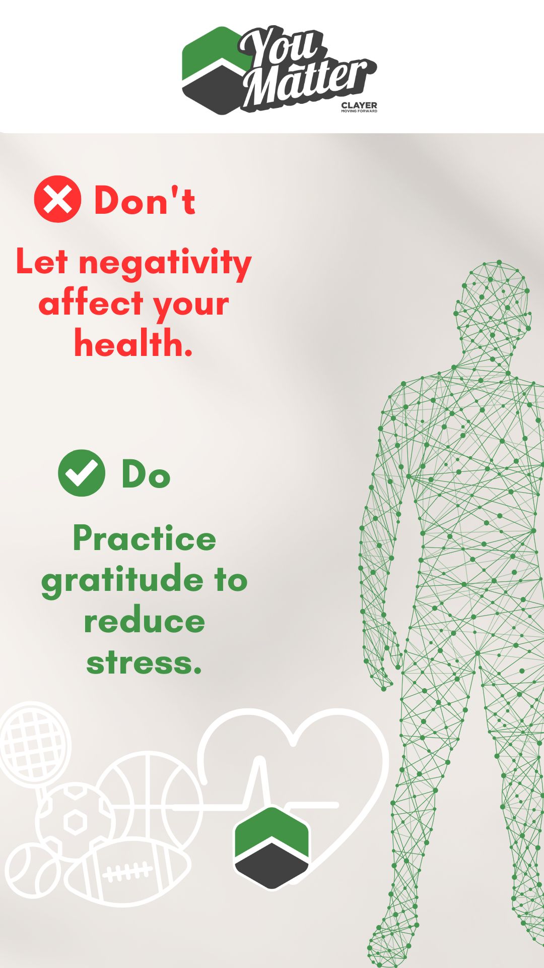 CLAYER Wellness Infographic