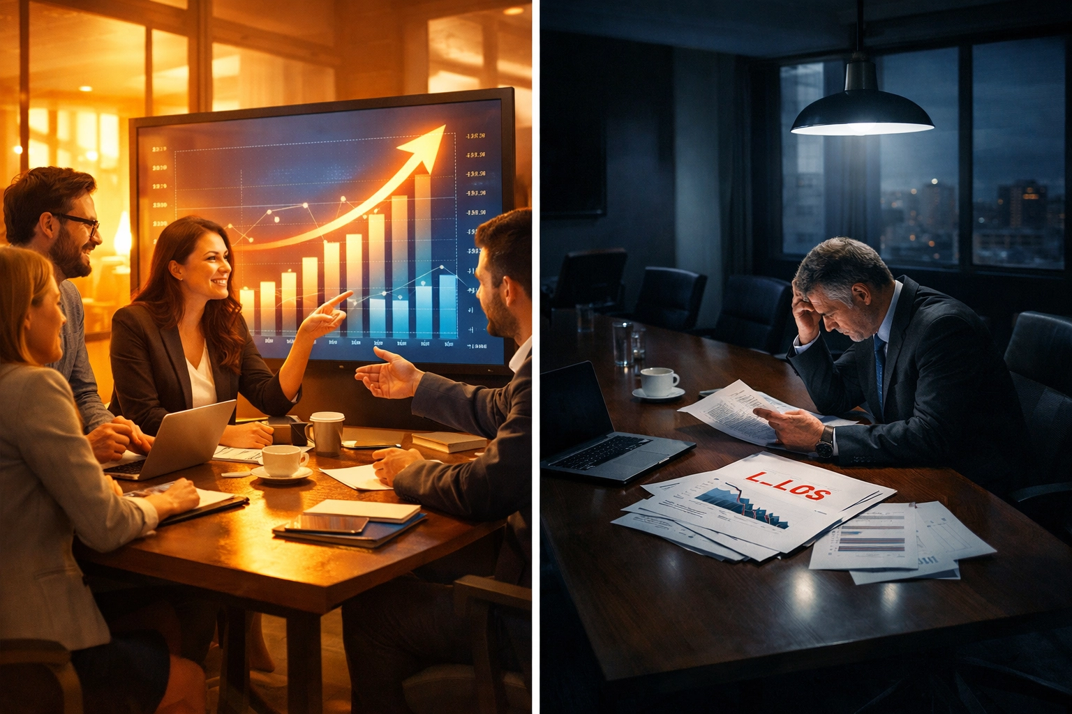 Contrast between successful business operations and failing deal due to incomplete due diligence